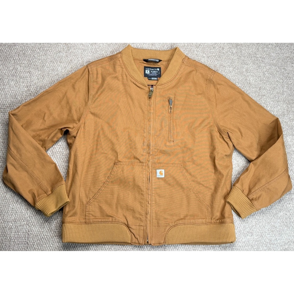 Carhartt Rugged Flex Relaxed Women's Full Zip Long Sleeve Jacket Size XL (16-18)